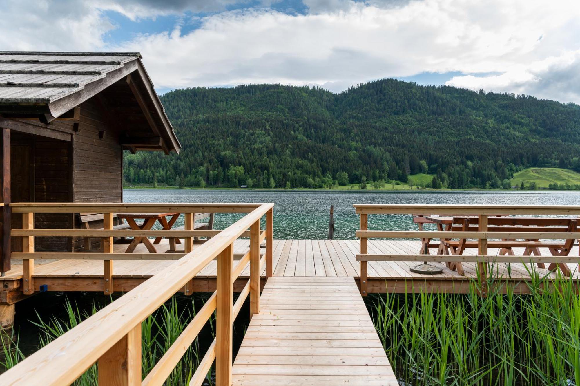 Draxl-Hof Ferienwohnungen Weissensee Luaran gambar